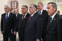 President Emomali Rahmon Opens New Kindergarten in Mastchoh District