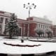 Snow in the capital of Tajikistan