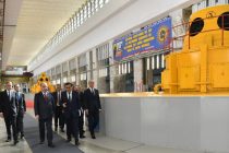 Emomali Rahmon Launches Modernized Unit at Nurek Hydropower Plant