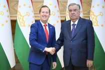 President Emomali Rahmon Receives the Special Envoy of the President of the United States of America for South and Central Asia