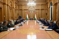President Emomali Rahmon Chairs Security Council Meeting on Disaster Response, Border Security and Public Safety