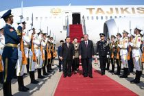 Emomali Rahmon Arrives in Beijing on State Visit to China
