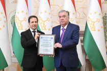 President Emomali Rahmon Awarded UN University for Peace Recognition for Global Peace and Climate Leadership