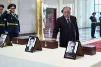Leader of the Nation Emomali Rahmon Attends Ceremony Marking Return of Soil From National Heroes’ Graves