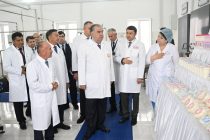 President Emomali Rahmon Launches Asri Vahdat Dairy Factory in Khovaling District