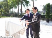 Rustam Emomali Opens New Institute of Economics and Demography Building in Dushanbe