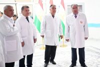 President Emomali Rahmon Remotely Commissions 12 Multi-Purpose Facilities in Devashtich District