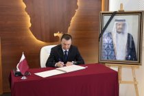 Tajik PM conveys condolences over death of Qatar’s former Emir