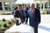 President Emomali Rahmon Opens New Sohili Unji Health Center in Bobojon Ghafurov District