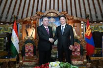High-level talks between the Republic of Tajikistan and Mongolia