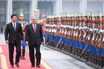 Commencement of the state visit of the President of Tajikistan to Mongolia and the official welcoming ceremony