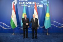 President Emomali Rahmon meets with President of Kazakhstan Kassym-Jomart Tokayev
