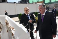 President Emomali Rahmon Inaugurates New People’s Democratic Party Building in Hissor