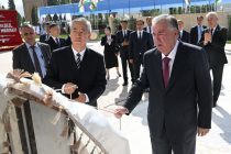 President Emomali Rahmon Opens New School for 2,400 Students in Faizobod