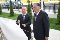 President Emomali Rahmon Opens New Tax Inspectorate Building in Danghara