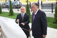 President Emomali Rahmon Opens New Tax Inspectorate Building in Danghara