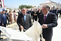 President Emomali Rahmon Inaugurates Modern Secondary School No. 95 in Danghara