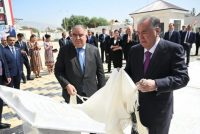 President Emomali Rahmon Inaugurates Modern Secondary School No. 95 in Danghara