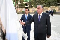 President Emomali Rahmon and Inaugurate New Building of Secondary Educational Institution No. 20