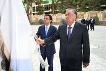 President Emomali Rahmon and Inaugurate New Building of Secondary Educational Institution No. 20