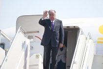 President Emomali Rahmon departs for Kyrgyzstan to attend Central Asia-Azerbaijan consultative meeting