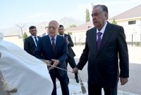 President Emomali Rahmon Opens Juice Plant and Cold Storage Facility in Rasht