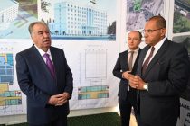 President Emomali Rahmon Reviews Agro-Logistics Center Project in Khorugh