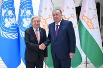 President Rahmon Holds Talks With UN Secretary-General António Guterres