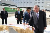 President Emomali Rahmon Launches New Flour Production Facility in Bobojon Ghafurov District