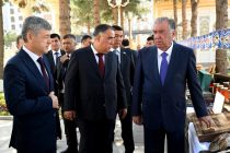 President Emomali Rahmon Visits Renovated Sirdaryo Teahouse and Releases 1 Million Fish Fingerlings
