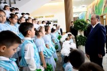 President Emomali Rahmon Opens New “Khurshedi Istiqlol” Kindergarten in Khujand