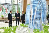 President Emomali Rahmon Launches Construction of 77-Story Dushanbe Tower