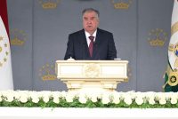 President Emomali Rahmon Participates in Military Parade Commemorating the 35th Anniversary of State Independence