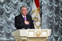 President Emomali Rahmon Participates in the Solemn Meeting Dedicated to the 35th Anniversary of the State Independence of the Republic of Tajikistan