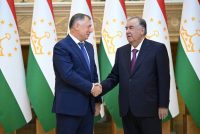 President Emomali Rahmon Receives Russian Deputy Prime Minister Marat Khusnullin