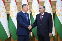 President Emomali Rahmon Receives Russian Deputy Prime Minister Marat Khusnullin