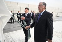 President Emomali Rahmon Inaugurates Eco Block Manufacturing Plant in Dushanbe