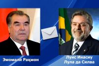 President Emomali Rahmon Congratulates Brazil’s President Lula da Silva on Re-election, Pledges to Strengthen Bilateral Ties